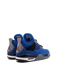 dunkelblaue hohe Sneakers aus Leder von Jordan