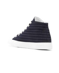 dunkelblaue hohe Sneakers aus Segeltuch von Sofie D'hoore