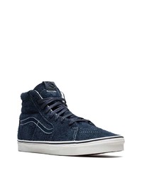 dunkelblaue hohe Sneakers aus Wildleder von Vans