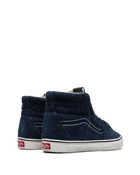 dunkelblaue hohe Sneakers aus Wildleder von Vans