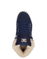 dunkelblaue hohe Sneakers aus Wildleder von DC Shoes