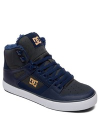 dunkelblaue hohe Sneakers aus Wildleder von DC Shoes
