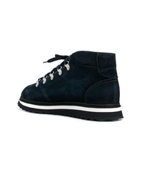 dunkelblaue hohe Sneakers aus Wildleder von Doucal's