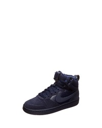 dunkelblaue hohe Sneakers aus Wildleder von Nike Sportswear
