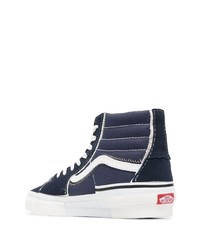 dunkelblaue hohe Sneakers aus Wildleder von Vans