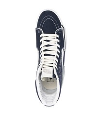 dunkelblaue hohe Sneakers aus Wildleder von Vans