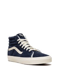 dunkelblaue hohe Sneakers aus Wildleder von Vans