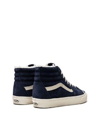 dunkelblaue hohe Sneakers aus Wildleder von Vans