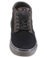 dunkelblaue hohe Sneakers aus Wildleder von Wrangler