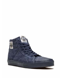 dunkelblaue hohe Sneakers aus Wildleder von Vans