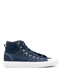 dunkelblaue hohe Sneakers von adidas