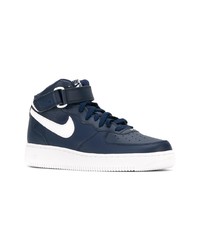 dunkelblaue hohe Sneakers von Nike