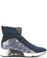 dunkelblaue hohe Sneakers von Ash