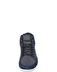 dunkelblaue hohe Sneakers von Boxfresh