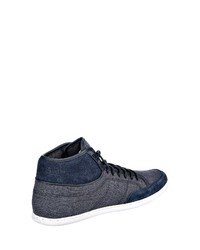 dunkelblaue hohe Sneakers von Boxfresh