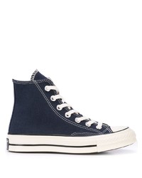 dunkelblaue hohe Sneakers von Converse