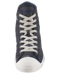 dunkelblaue hohe Sneakers von Diesel