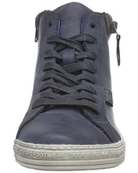 dunkelblaue hohe Sneakers von Dockers by Gerli