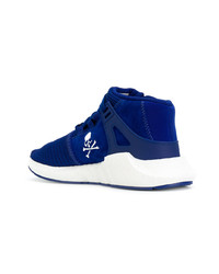 dunkelblaue hohe Sneakers von adidas