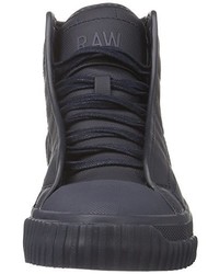 dunkelblaue hohe Sneakers von G-Star Raw