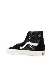 dunkelblaue hohe Sneakers von Vans