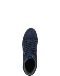 dunkelblaue hohe Sneakers von Hummel