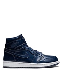 dunkelblaue hohe Sneakers von Jordan