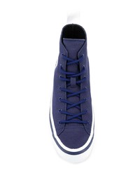 dunkelblaue hohe Sneakers von Kenzo