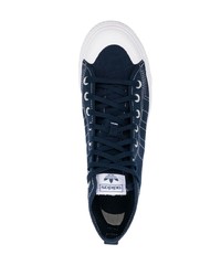 dunkelblaue hohe Sneakers von adidas