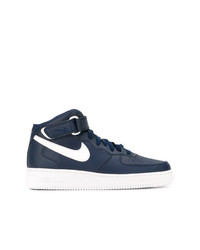 dunkelblaue hohe Sneakers von Nike