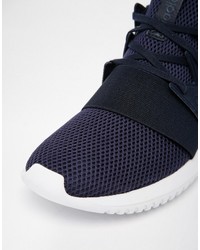 dunkelblaue hohe Sneakers von adidas