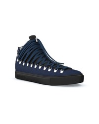 dunkelblaue hohe Sneakers von Swear