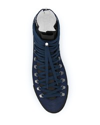 dunkelblaue hohe Sneakers von Swear