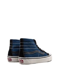 dunkelblaue hohe Sneakers von Vans