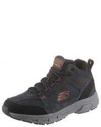 dunkelblaue hohe Sneakers von Skechers