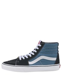 dunkelblaue hohe Sneakers von Vans