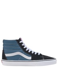 dunkelblaue hohe Sneakers von Vans