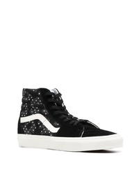 dunkelblaue hohe Sneakers von Vans