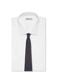 dunkelblaue horizontal gestreifte Krawatte von Berluti
