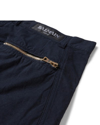 dunkelblaue Hose von Balmain