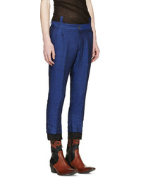 dunkelblaue Hose von Haider Ackermann