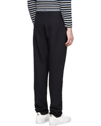 dunkelblaue Hose von Raf Simons