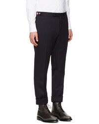 dunkelblaue Hose von Thom Browne