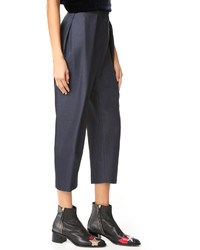 dunkelblaue Hose von MAISON KITSUNE