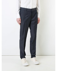 dunkelblaue Hose von Alexander McQueen