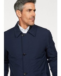 dunkelblaue Jacke mit einer Kentkragen und Knöpfen von Roy Robson