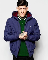 dunkelblaue Jacke von Fred Perry