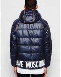 dunkelblaue Jacke von Love Moschino