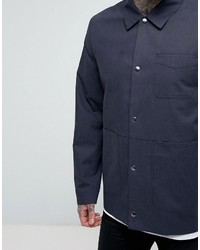 dunkelblaue Jacke von Asos