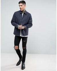 dunkelblaue Jacke von Asos